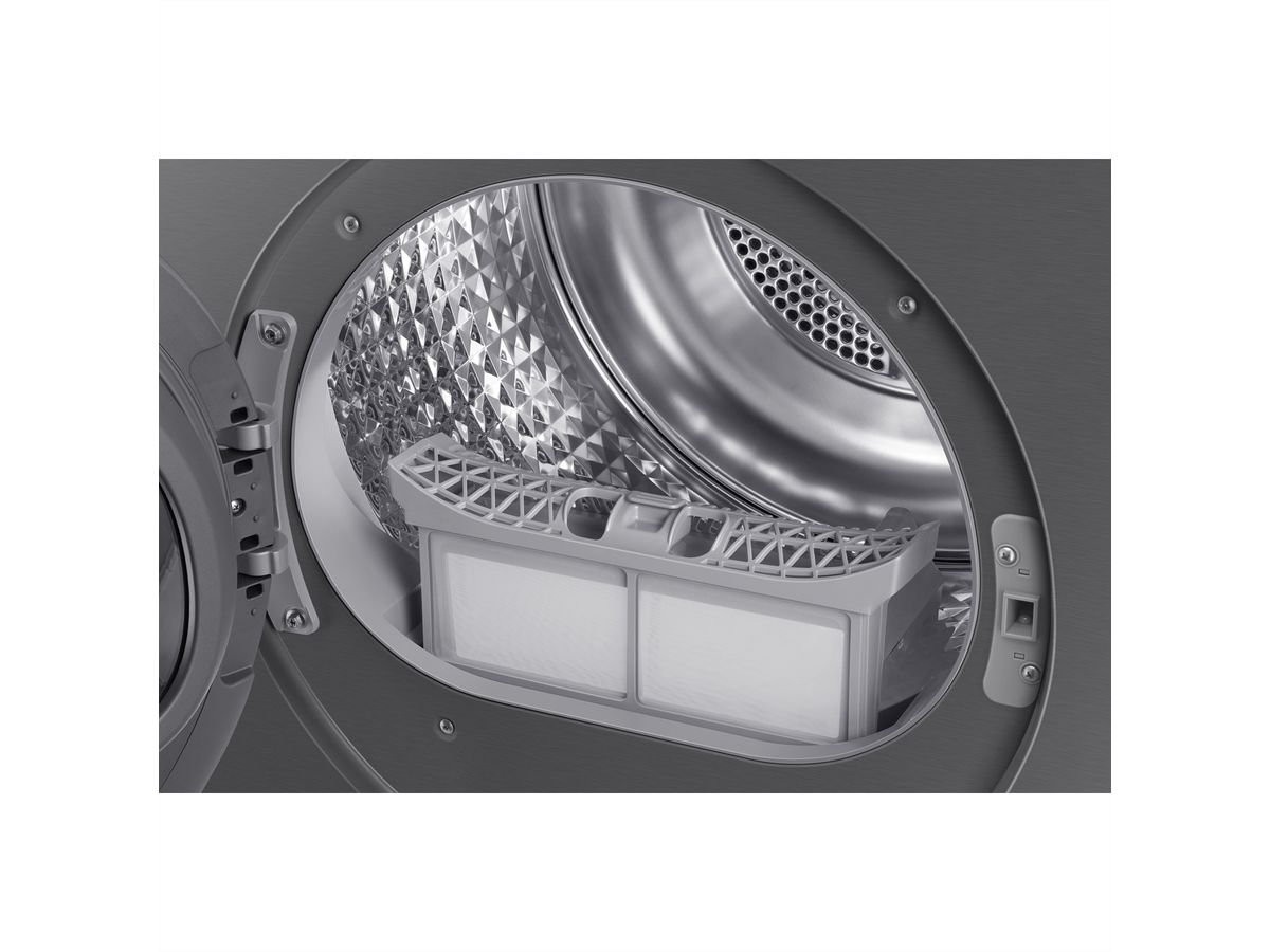 **DEMO**Samsung Wäschetrockner DV9000 7" Display, A, Inox schwarz