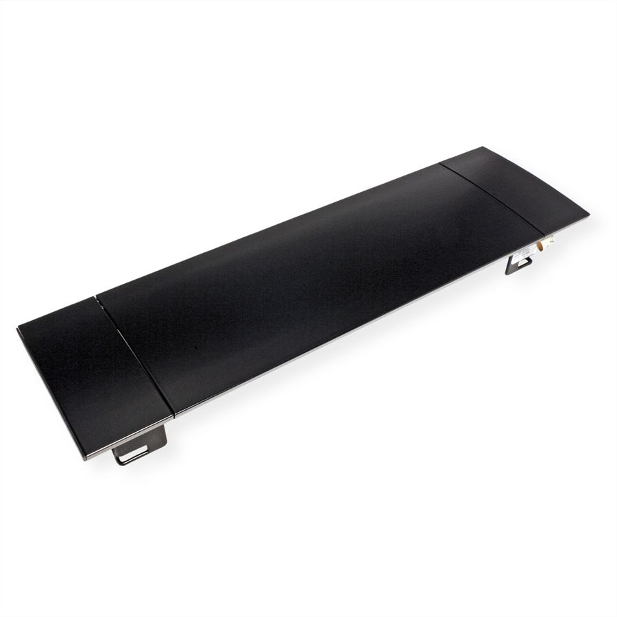 BACHMANN POWER FRAME COVER schwarz ALU 4-fach RAL9005