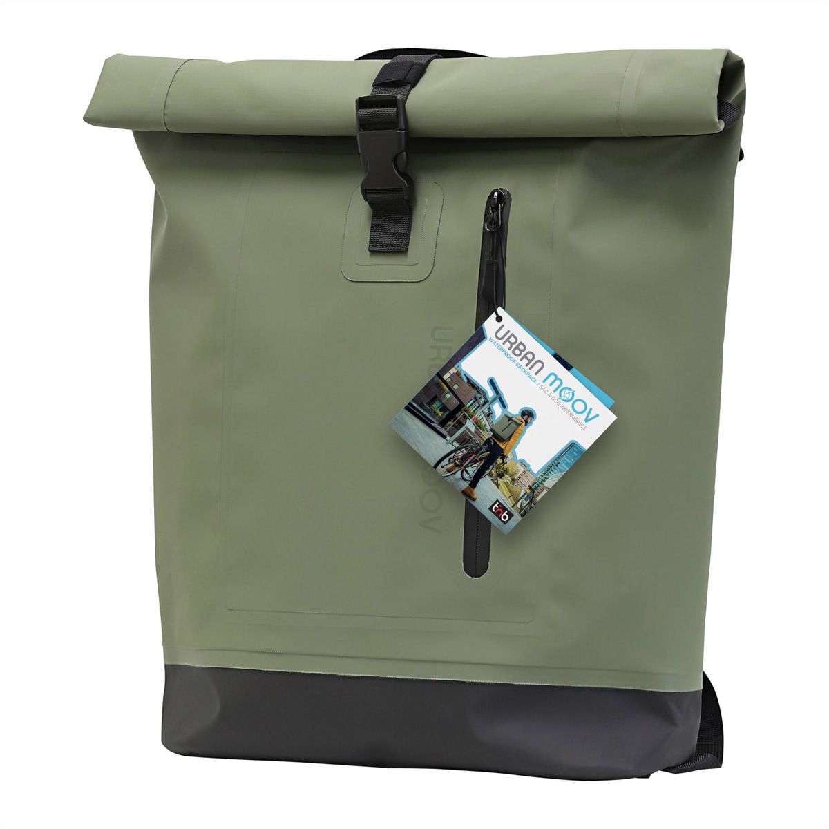 T'nB Rollup-Rucksack UMWATERBAG2GN        , wasserdicht, 20-25L