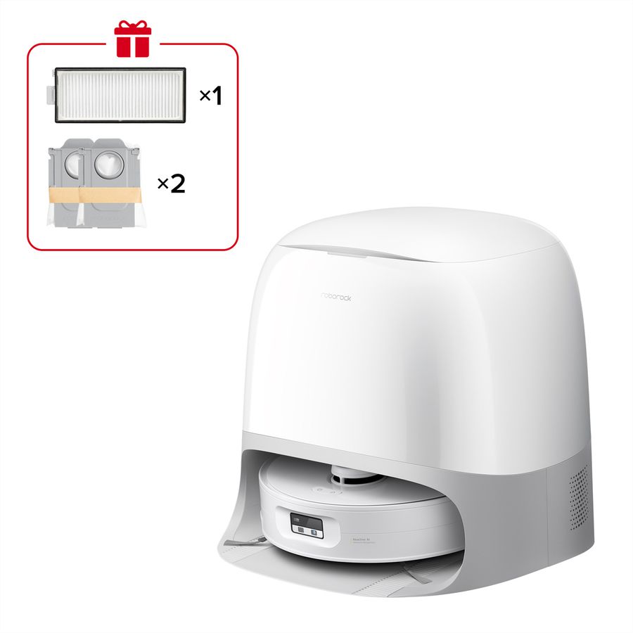 Roborock Saugroboter Qrevo Curv 2 FlowX, weiss