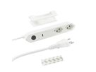 Steffen Steckdosenleiste IQ 2fach, 2xT13 + 1xUSB-C PD 18W, weiss, 1.5m