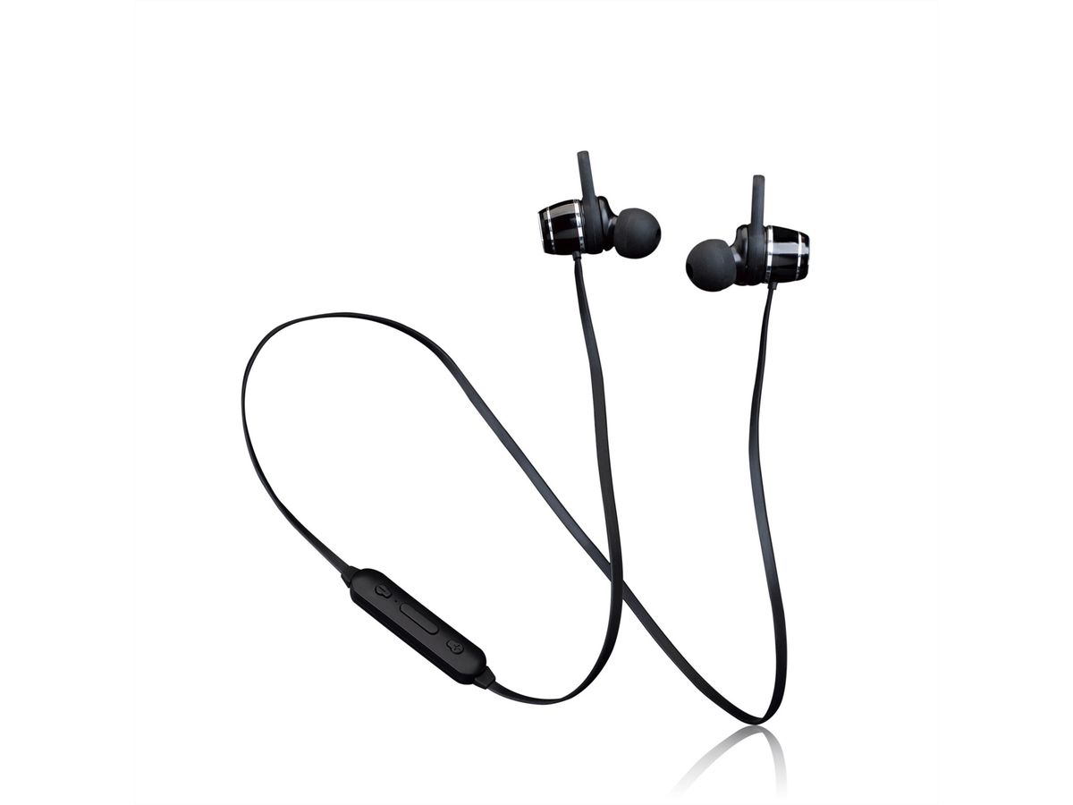 Lenco In Ear Kopfhörer EPB-030BK, Bluetooth