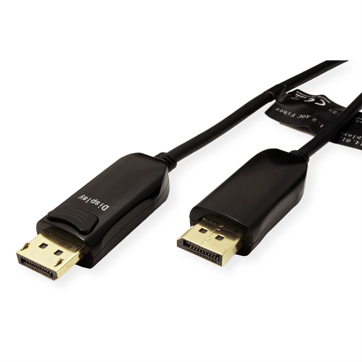 ROLINE Câble DisplayPort v1.4 (AOC), M/M, 50 m