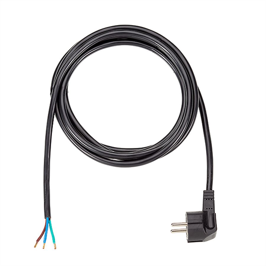 BACHMANN Câble H05VV-F 3G1,5 5m, noir, non emballé