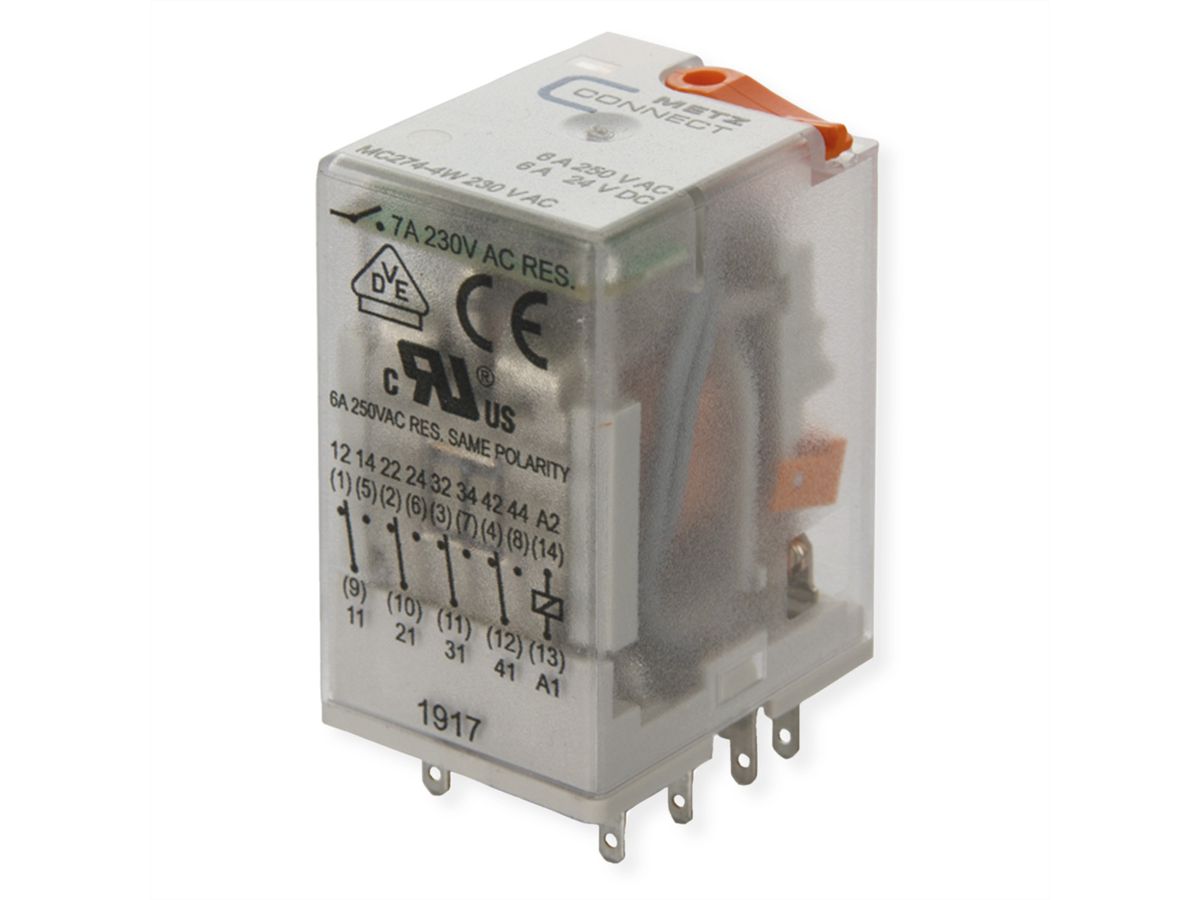 METZ CONNECT MC274-4W 230 V AC Relais industriel