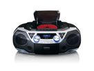**DEMO**Lenco Boombox SCD-120SI silber, FM, CD, Kassette, USB,BT,RC