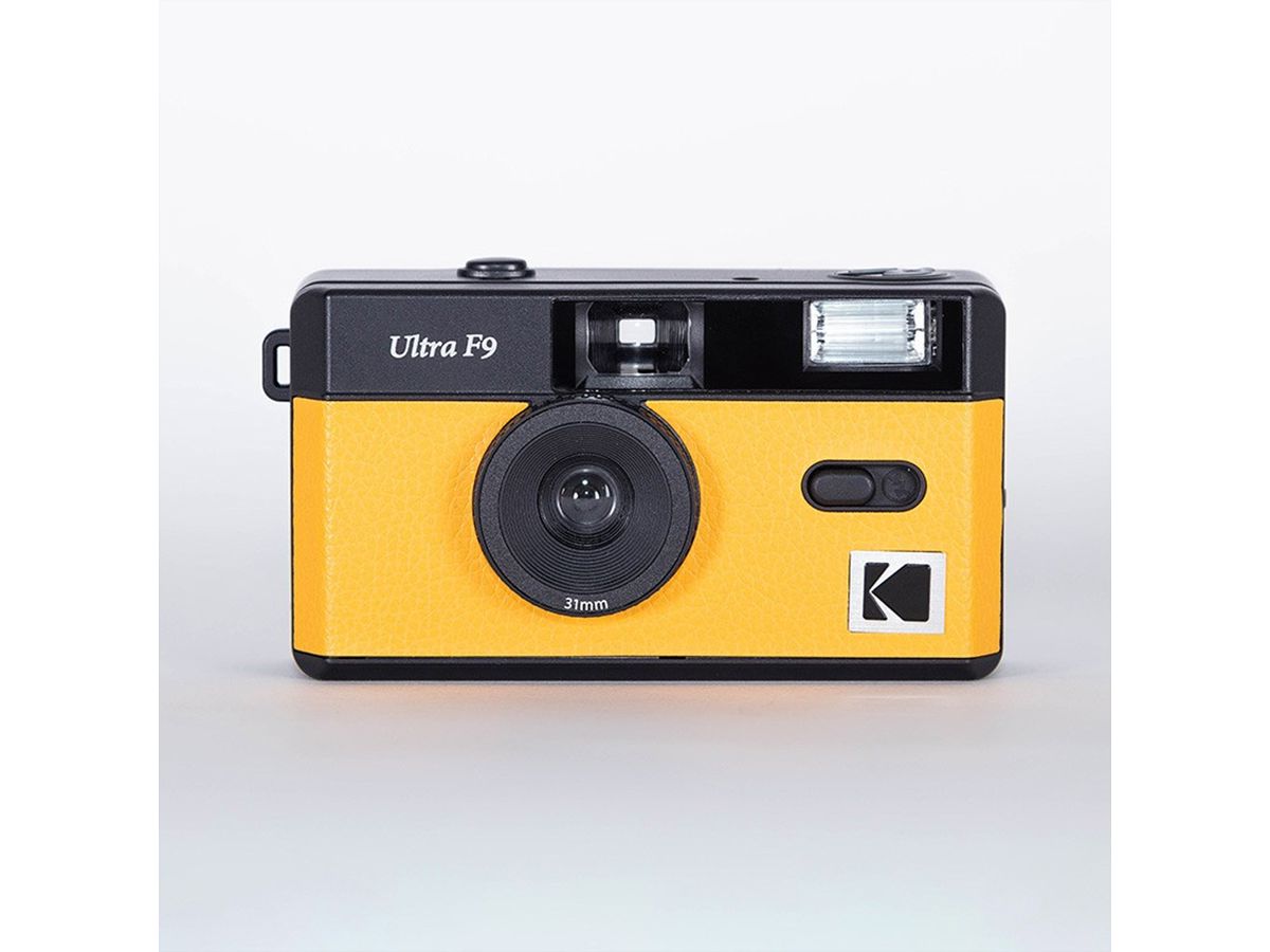 Kodak Analolgkamera Ultra F9, gelb, 35mm/135-Kamera, Blitz