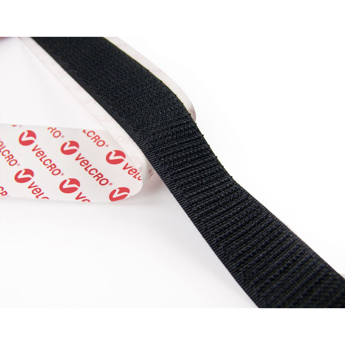 VELCRO® Bande 20mmx2.5m noir, crochets & velours autocollants
