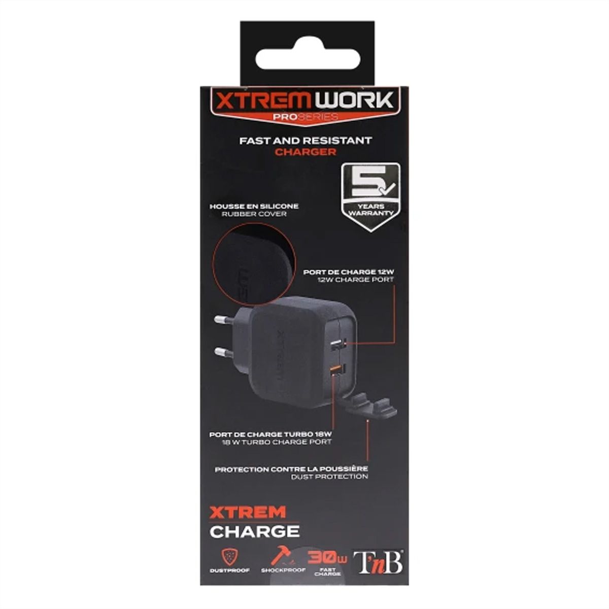 T'nB Xtremework Netzteil 27W 30W, 3A, 2x USB A