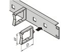 SCHROFF Face avant 19" pour chemin de câbles horiz.