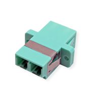 Coupleur FO MM OM3, LC/LC duplex, turquoise, turquoise