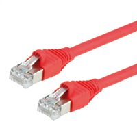 DÄTWYLER Patchkabel Cat.6 (Class E) S/FTP, CU 7702 flex LSOH, AMP, rot, 40 m