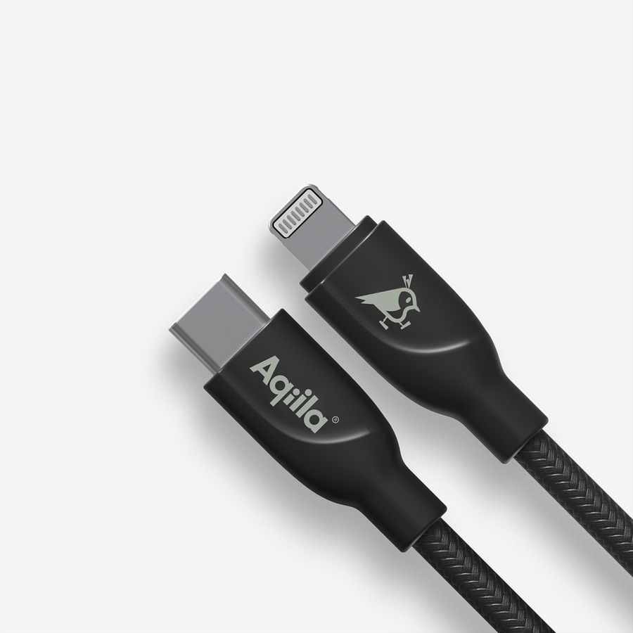 Aqiila Câble Cablebird CB21, 30W Type C vers Lightning 1 mètre