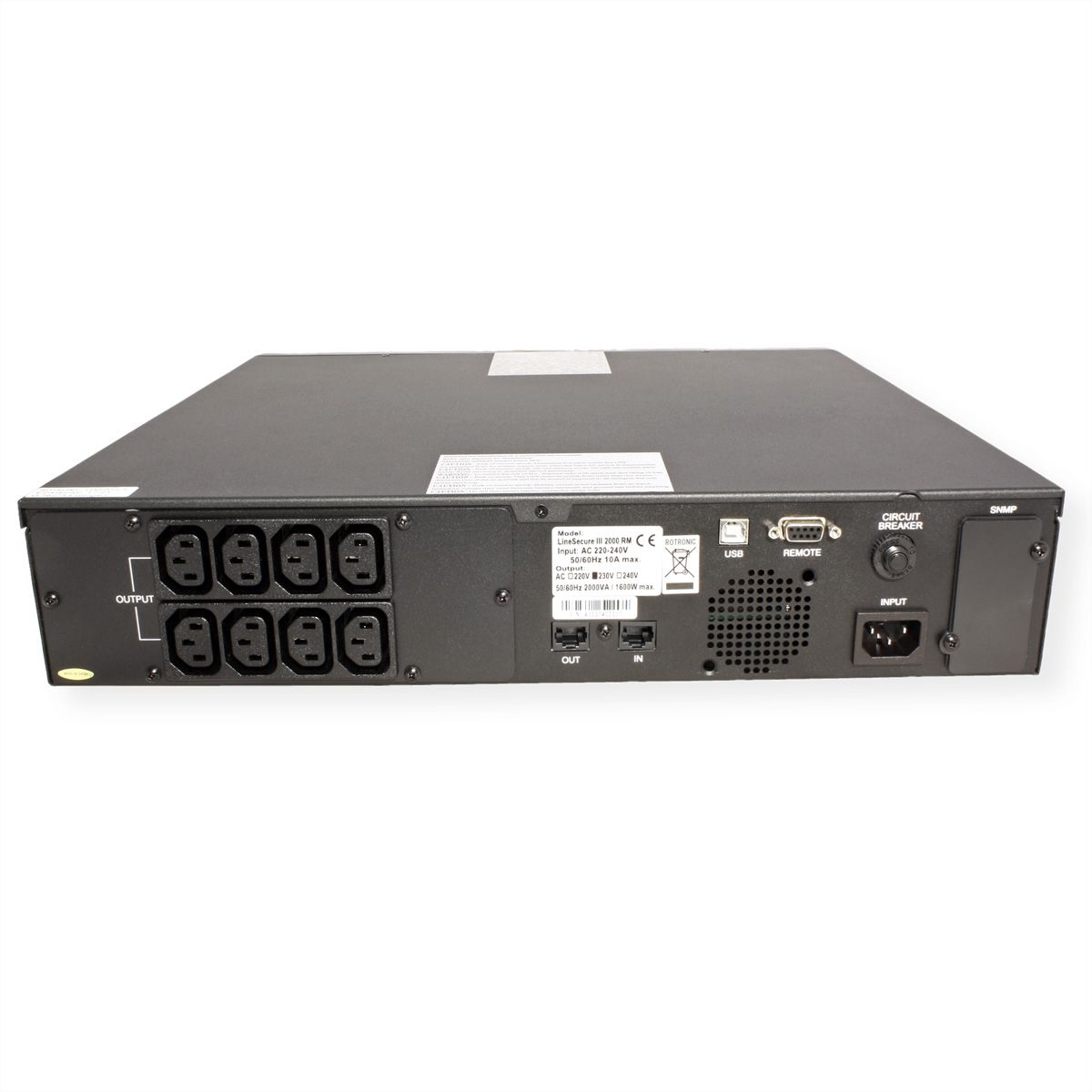 ROLINE LineSecure III 1000R - UPS Line Interactive, version rack 19"