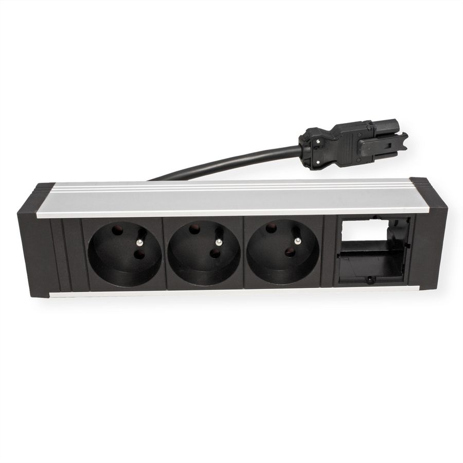 BACHMANN CONEO Set 3xUTE 1xCM 0,2m GST18 aluminium blanc