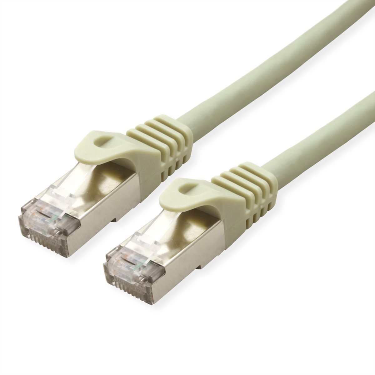 VALUE Patchkabel Cat.6A (Class EA) S/FTP (PiMF), Massivdraht, LSOH, grau, 20 m