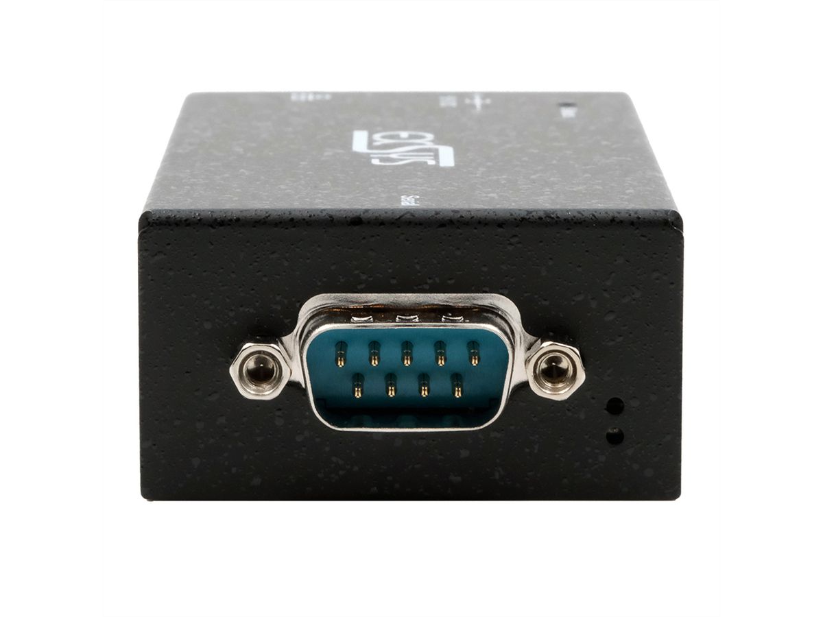 EXSYS EX-6111-2PoE 1 Ethernet PoE zu 1 x Seriell RS-232 inkl Netzteil
