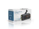 Nedis Notfallradio DAB FM mit Handkurbel Solarpanel und Powerbank, Tragbares Notfallradio fuer Notfaelle, Camping und Outdoor Anwendungen
