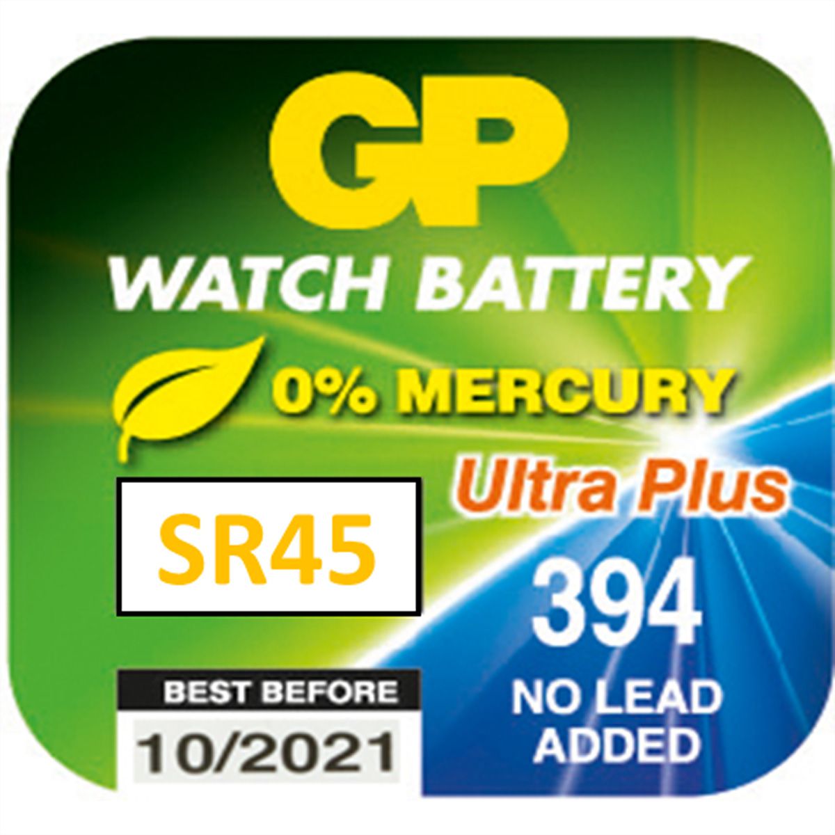 GP Batteries Batterie de montre SR936SW 394, 1 pcs, oxyde d'argent, 1.55V Low drain