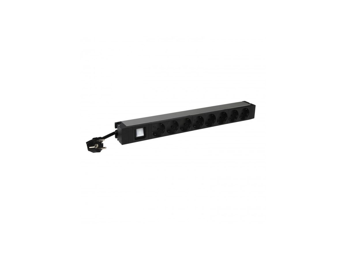 Middle Atlantic Products 646823 Stromverteilereinheit (PDU) 8 AC-Ausgänge 1U Schwarz
