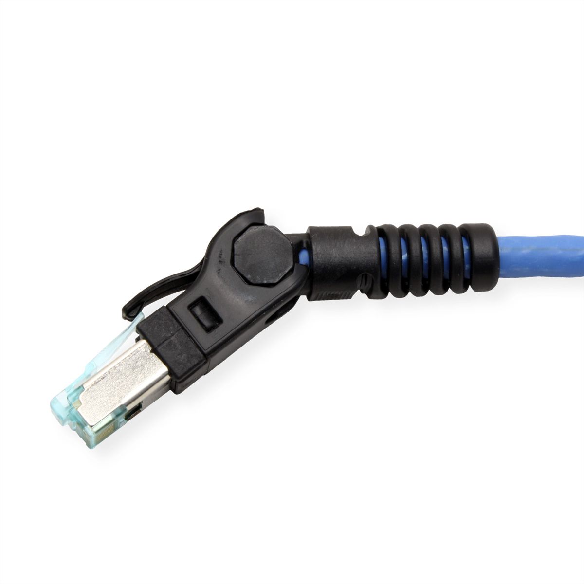 EasyLan VarioBoot Cordon Cat.6A, S/FTP, bleu, 1 m