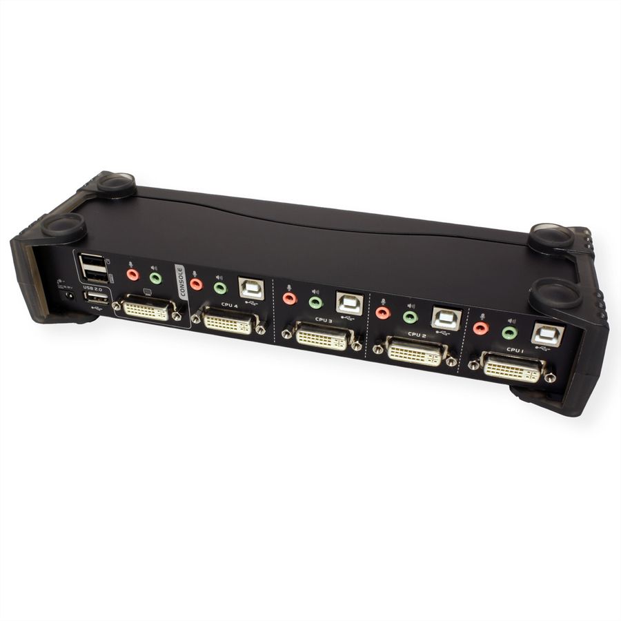 ATEN CS1764A Switch KVM DVI, USB, Audio, Hub USB, 4 ports