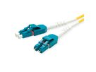 ROLINE LWL-Kabel Duplex, Single Mode 9/125µm OS2, LC/LC, gelb, 20 m