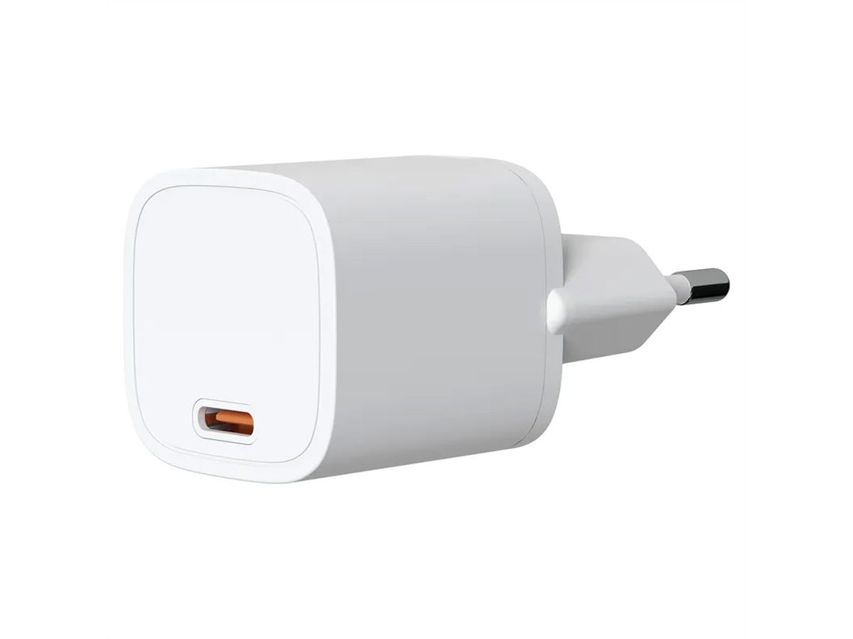 Steffen Adaptateur de charge GaN 20W, 1xUSB-C max. 3A blanc