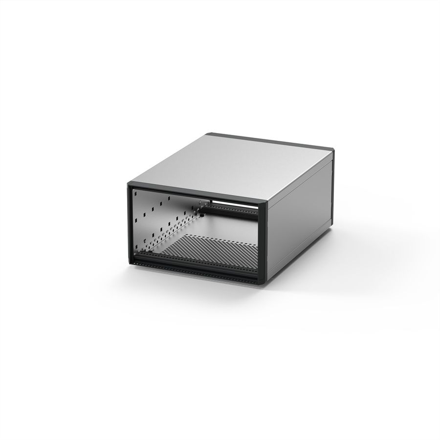 SCHROFF RatiopacPRO, coffret de bureau, blindage à monter ultérieurement, garniture avant, 3 U, 42 CV, 255 mm