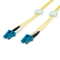 EasyLan Câble FO duplex 9/125µm OS2, LC/LC, jaune, 3 m