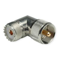 TELEGÄRTNER UHF-Winkelverbinder, Stecker / Buchse