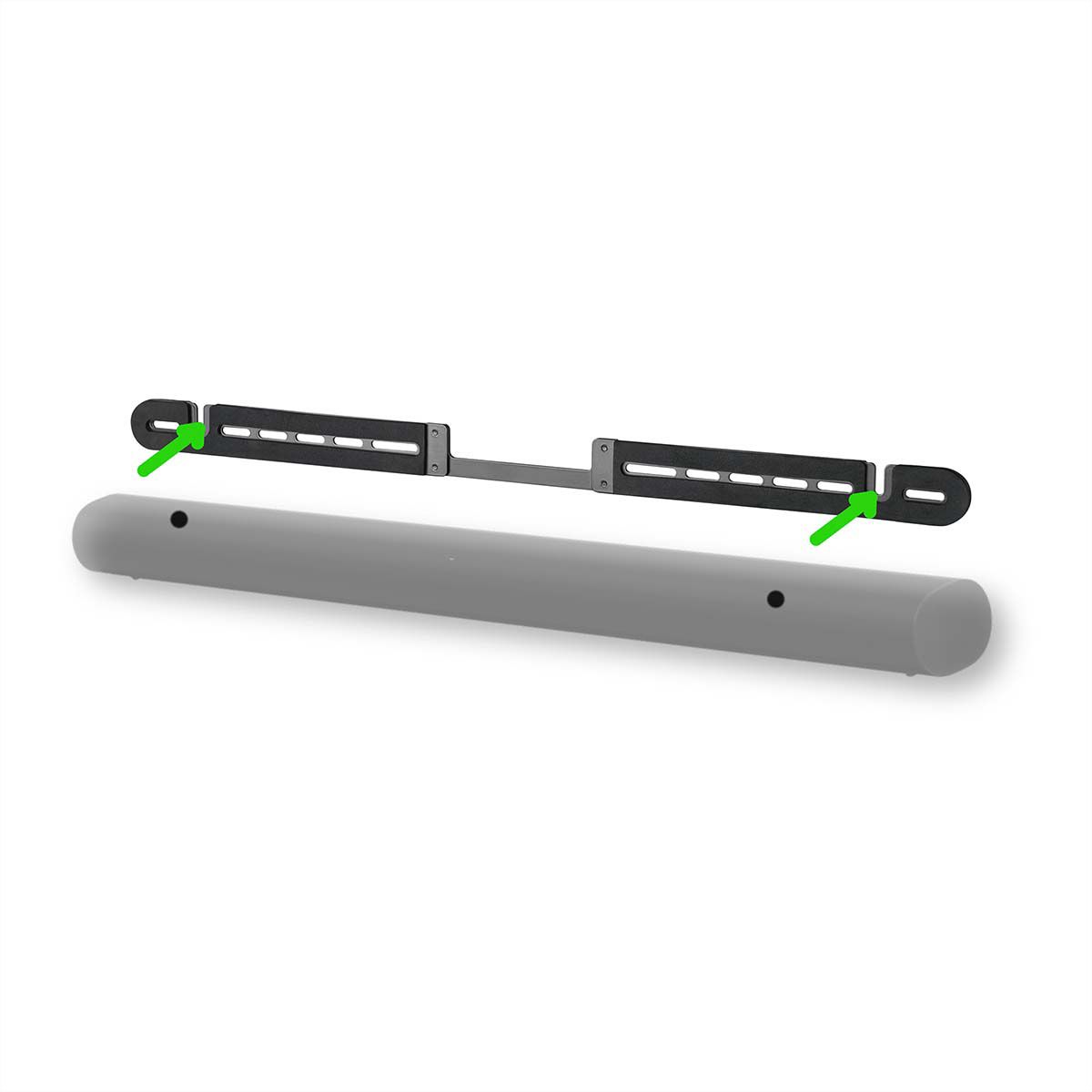 Nedis Soundbar-Wandhalterung für Sonos Arc schwarz, Wand, 10 kg, 11 mm Profil