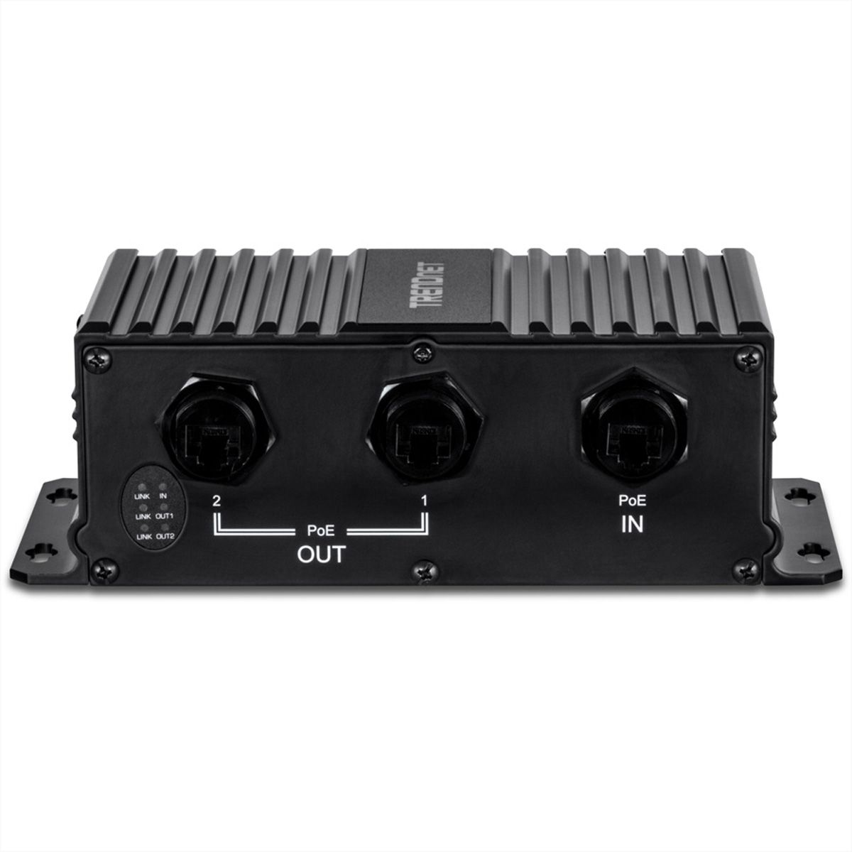 TRENDnet TI-EU120 2-Port UPoE Extender Industrial Outdoor Gigabit