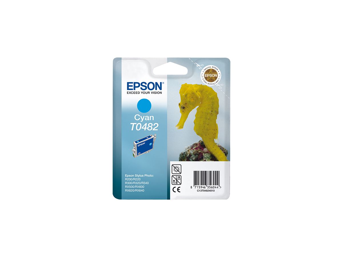Epson Singlepack Cyan T0482