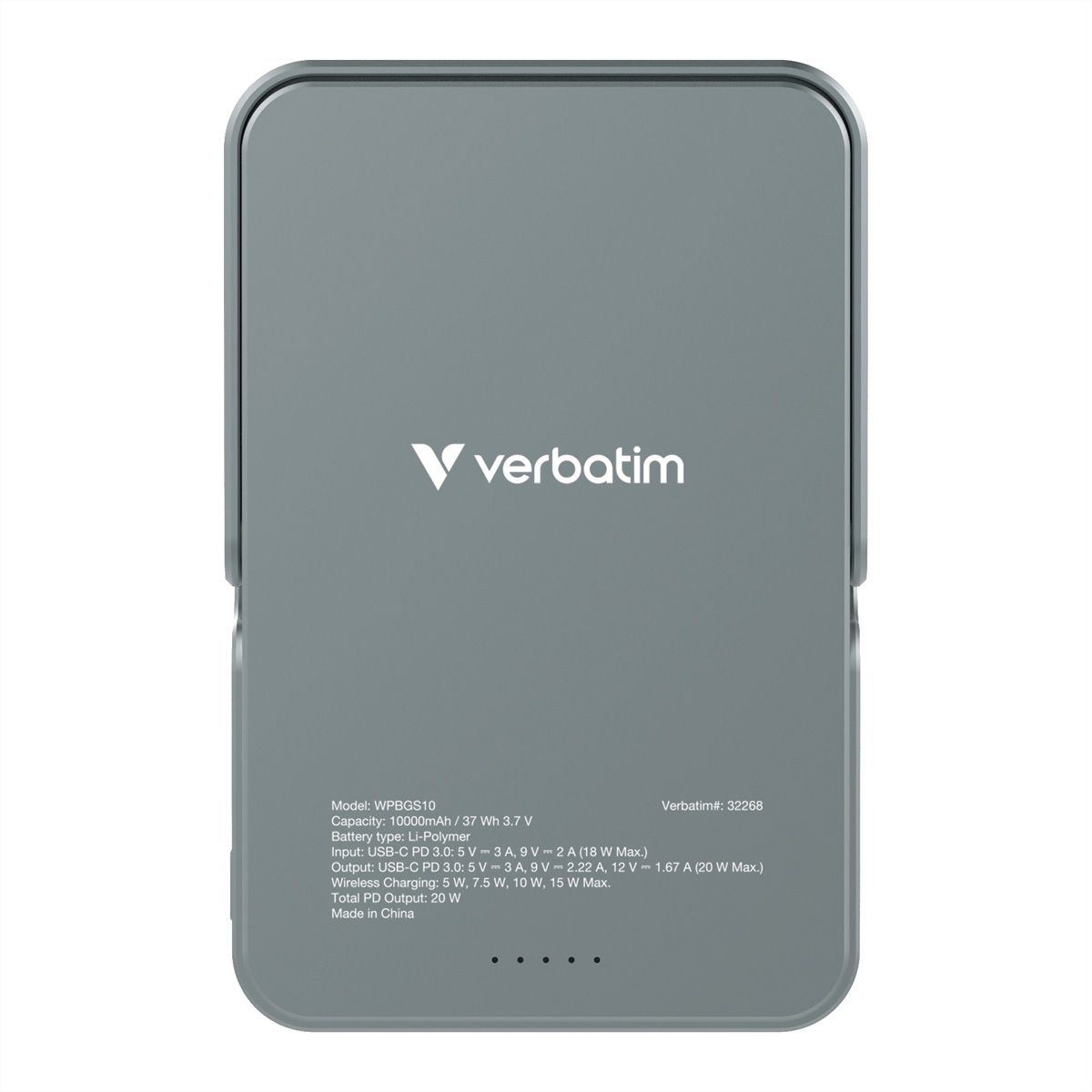 Verbatim Powerbank 10000 mAh Grey
