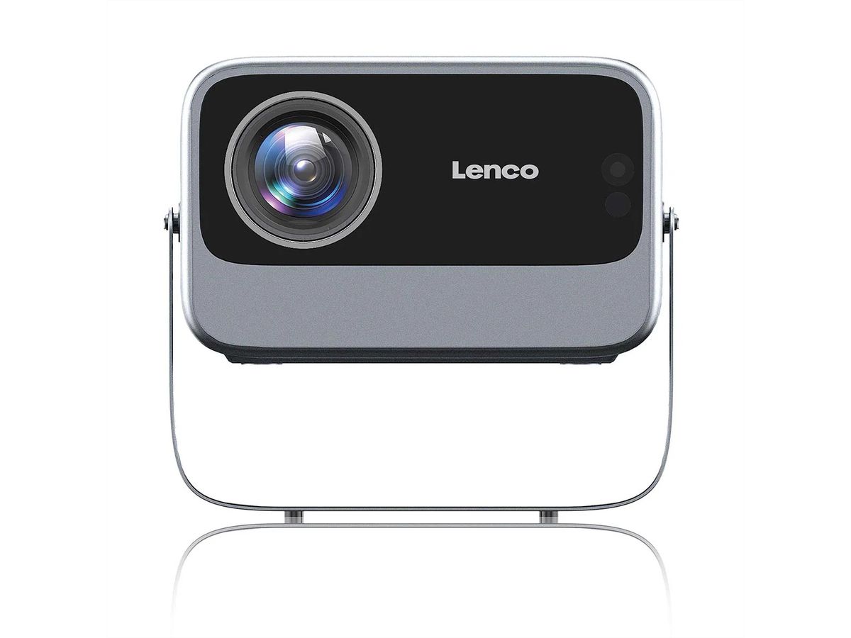 Lenco LPJ-960SI Full HD 1080p LCD-Projektor mit WLAN, , Silber