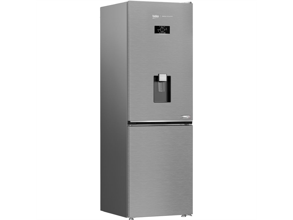 Beko Kühl-Gefrierkombination KG510, 324l, E, Inox