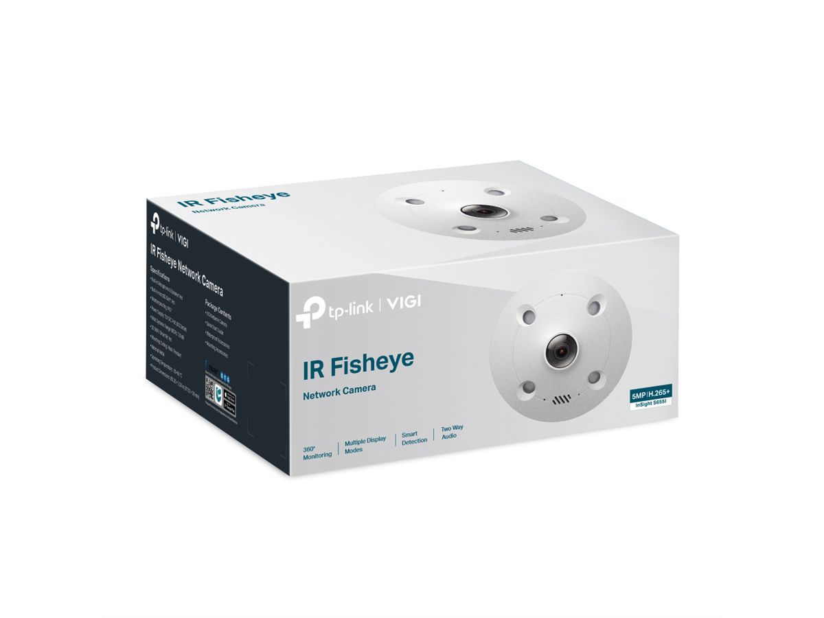 TP-Link InSight S655I Fisheye Kamera 5 MP, 360°, IR-LED 10m