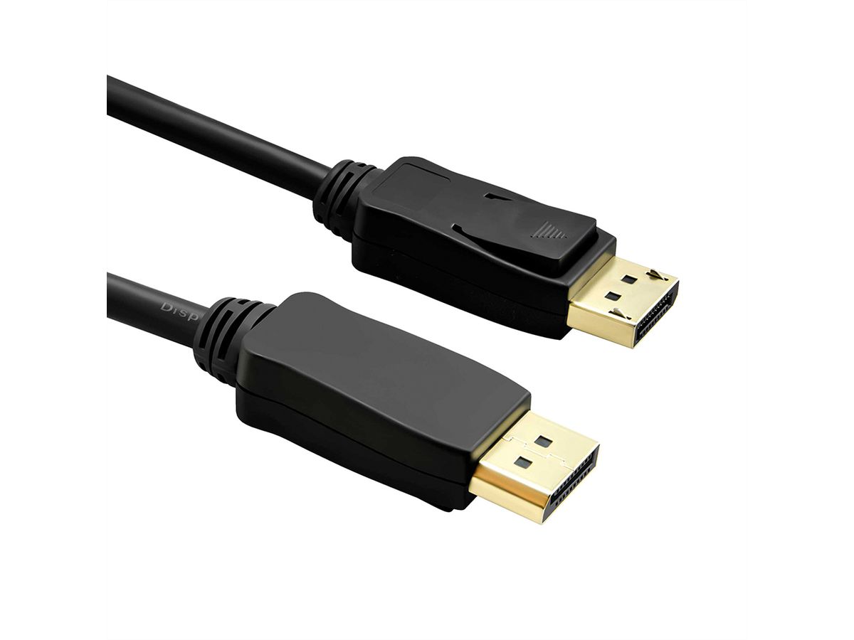 VALUE DisplayPort Kabel, v1.4, DP ST - ST, schwarz, 1 m