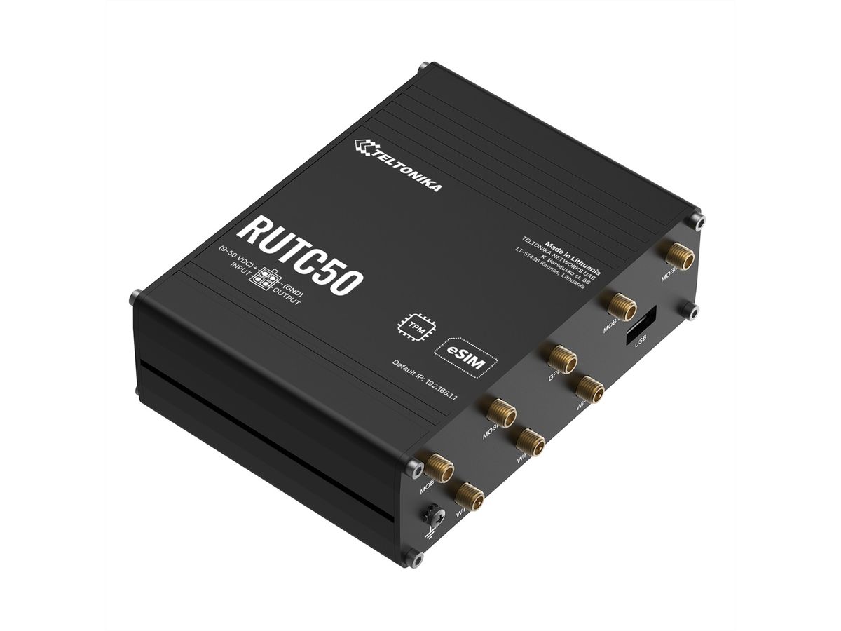 TELTONIKA RUTC50 Routeur WI-FI 6 5G eSIM