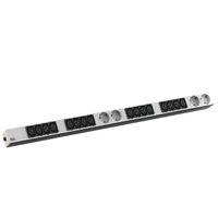 BACHMANN IT PDU ALU 1UH 16x C13 4x contact de protection CEE 16A bleu