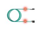 EasyLan LWL-LED-Patchkabel duplex 50/125µm OM3, LC/SC, türkis, 1 m