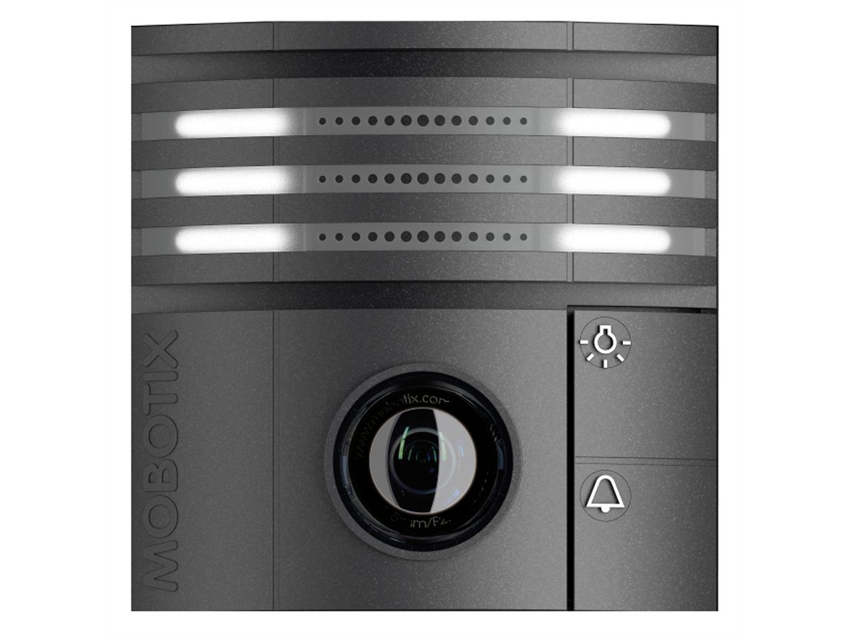 MOBOTIX T26 Module caméra 6MP avec objectif B016 (180° nuit) gris foncé