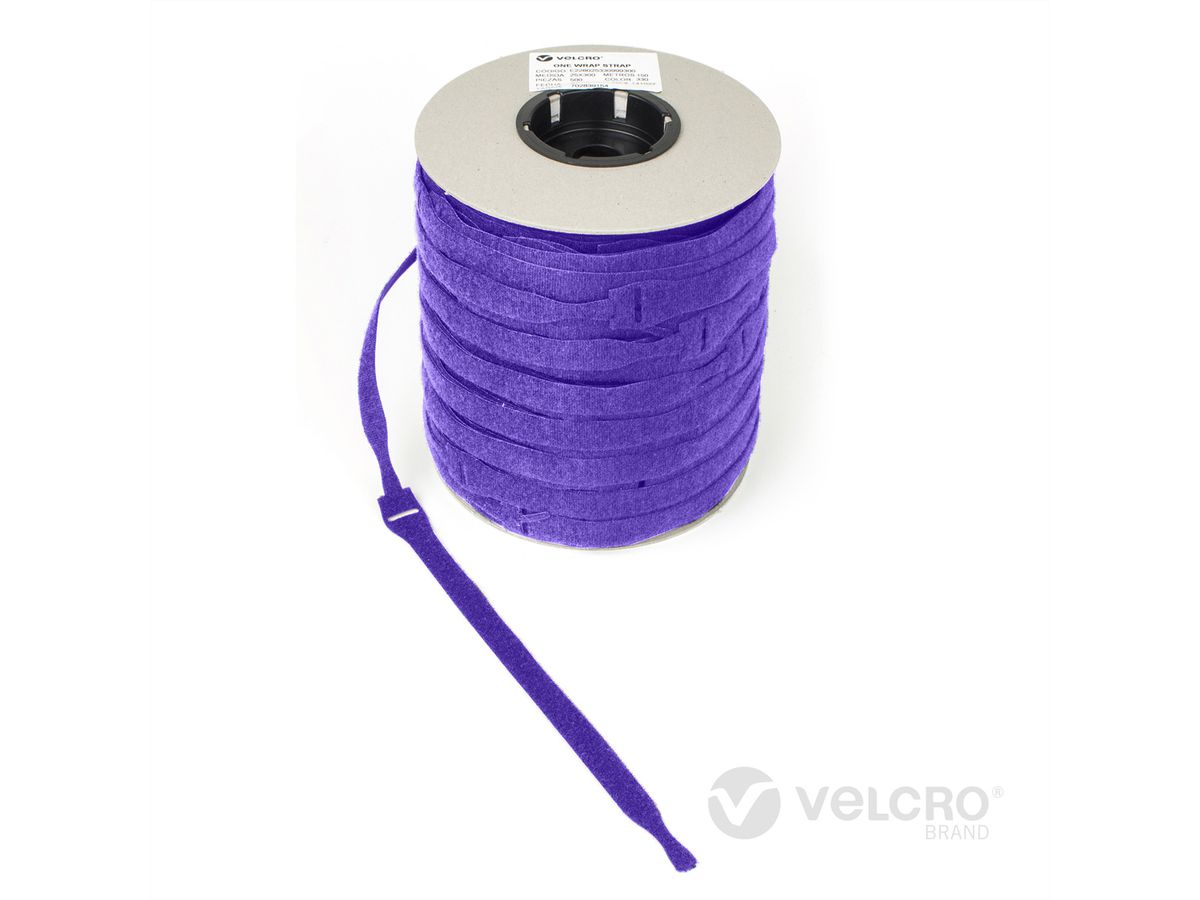 VELCRO® One Wrap® Strap 20mm x 330mm, 750 Stück, violett