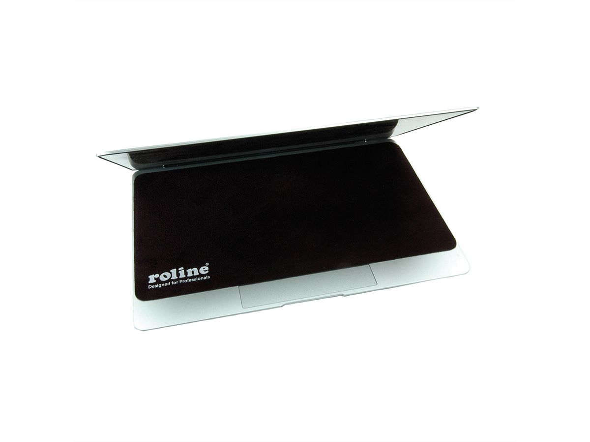 ROLINE Mausmatte, 3in1 Notebook Combo Mousepad, schwarz