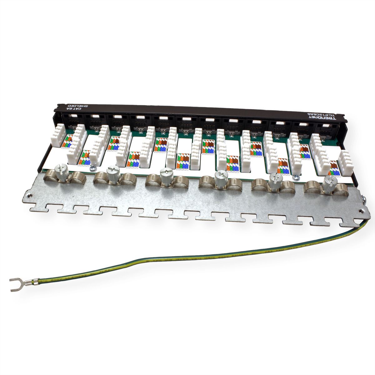 TRENDnet TC-P12C6AS Panneau de brassage renforcé à 12 ports Cat6A