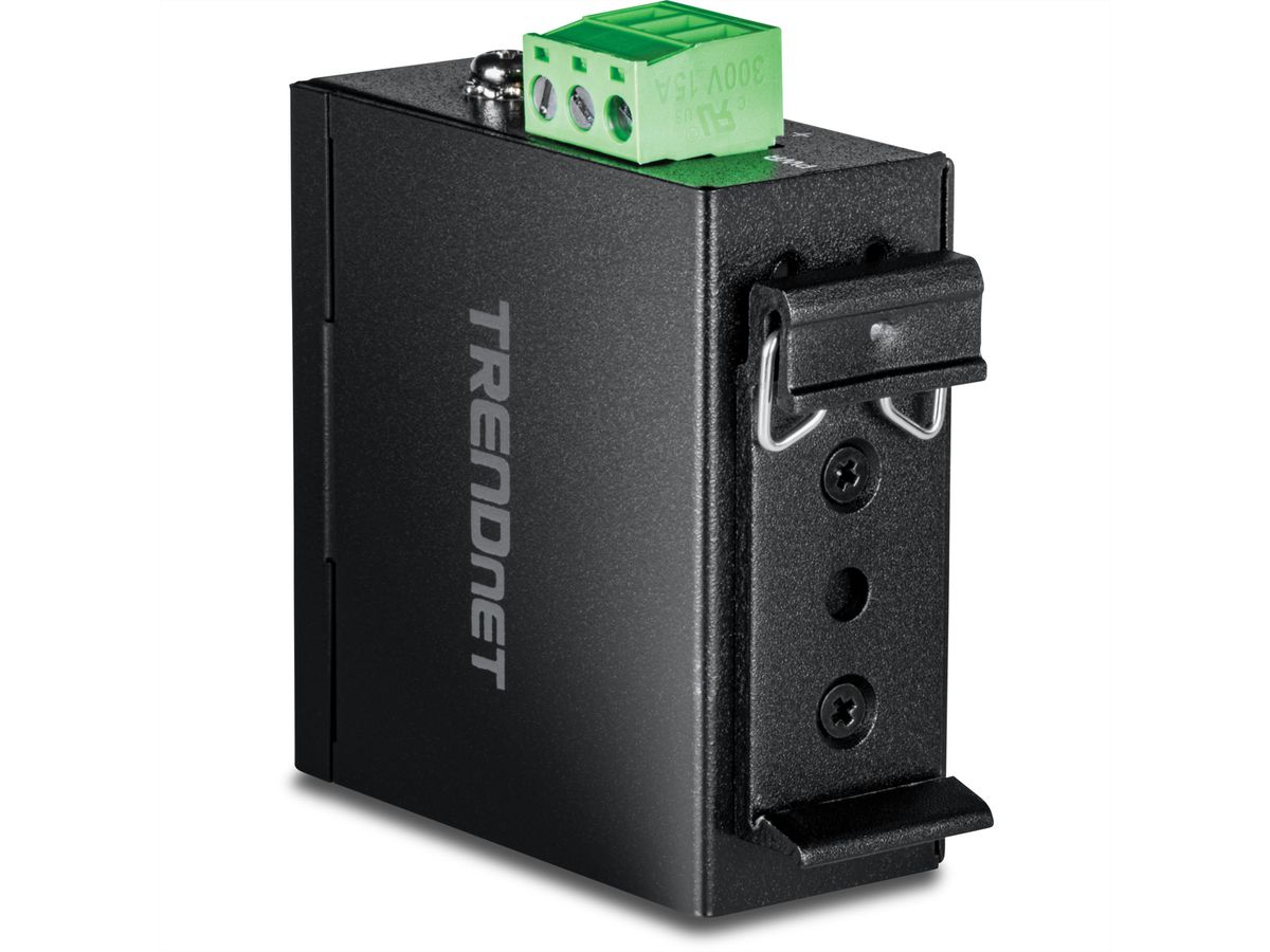 TRENDnet TI-FGSC Convertisseur fibre SC industriel renforcé multimode, 1000 Base-FX 1 km