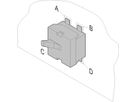 Microrupteur SCHROFF pour modules AMC