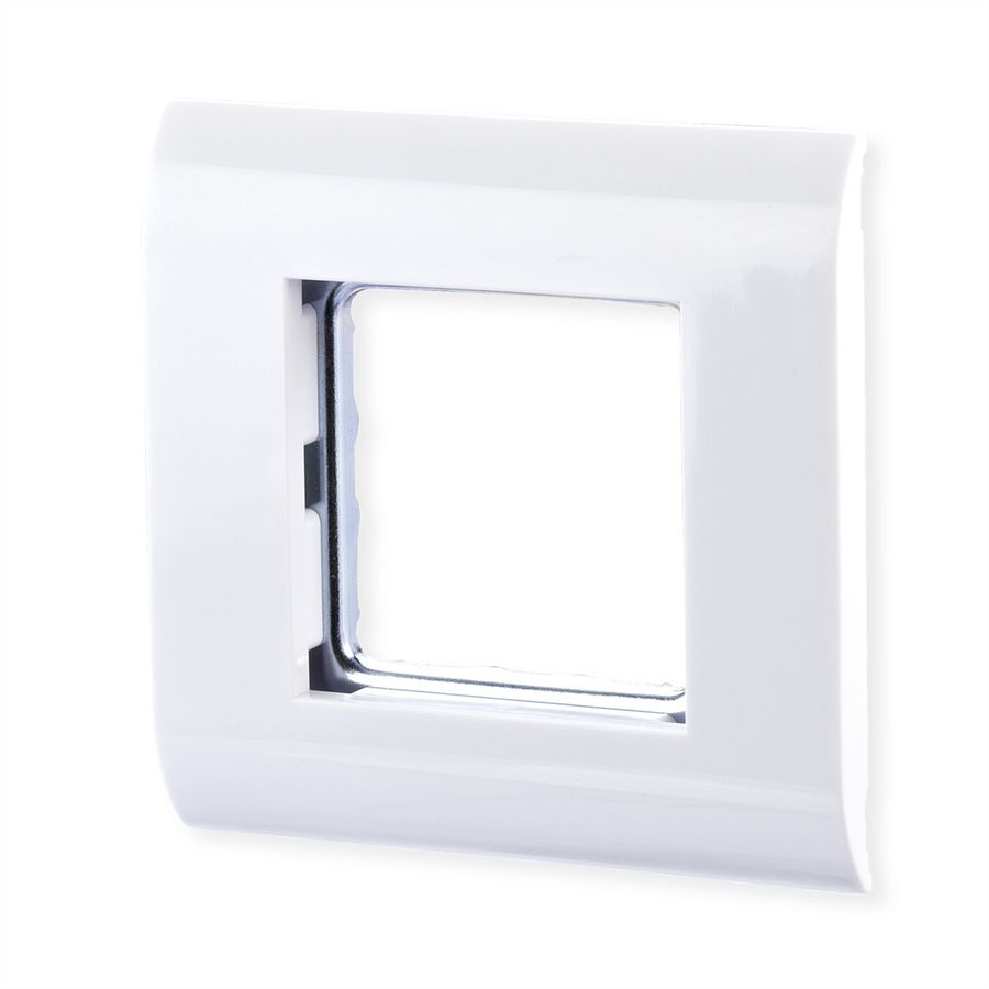 METZ CONNECT Cadre 80x80 mm pour 45x45 mm blanc