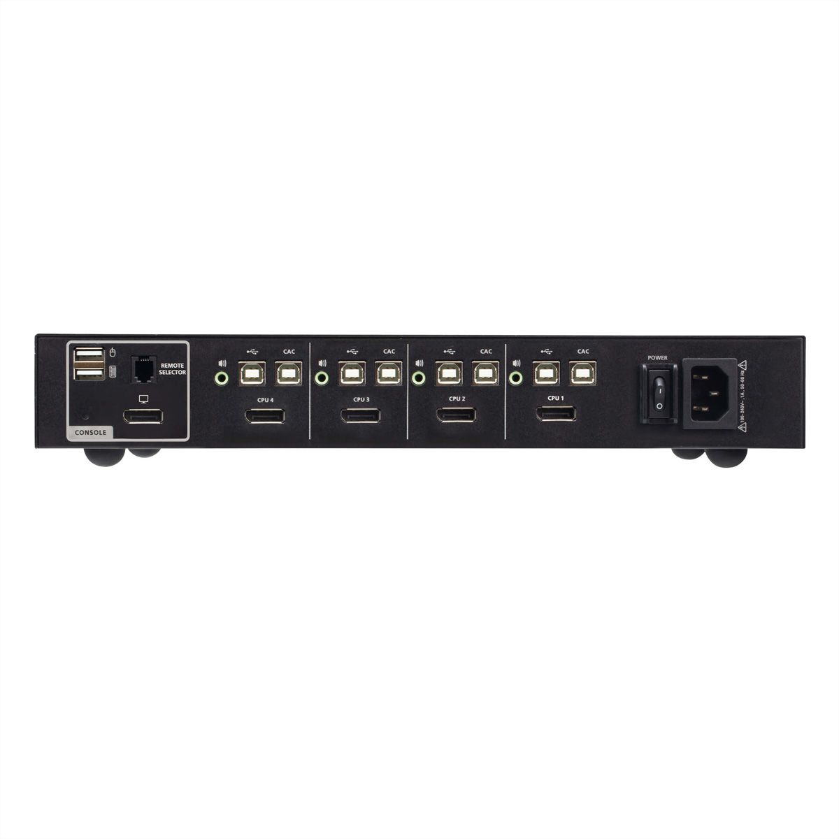 ATEN CS1184DP4C 4-Port USB DisplayPort Secure KVM Switch mit CAC